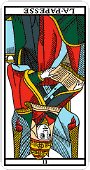 Tarot de Marseille - La Papesse (down) :Tar02D: