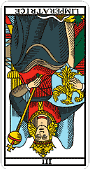 Tarot de Marseille - L'Imperatrice (down) :Tar03D: