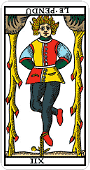 Tarot de Marseille - Le Pendu (down) :Tar12D: